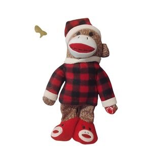 Dan Dee Taking Care of Business Talking Sock Monkey-Tested Works!